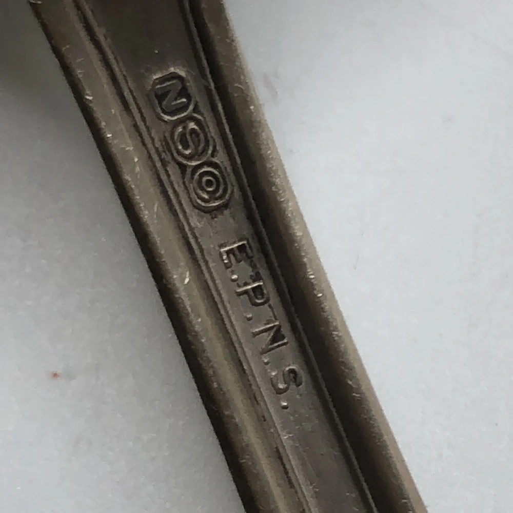National Silver Co. Empire Pattern Pie Server Pierced Spatula Stainless Utensil